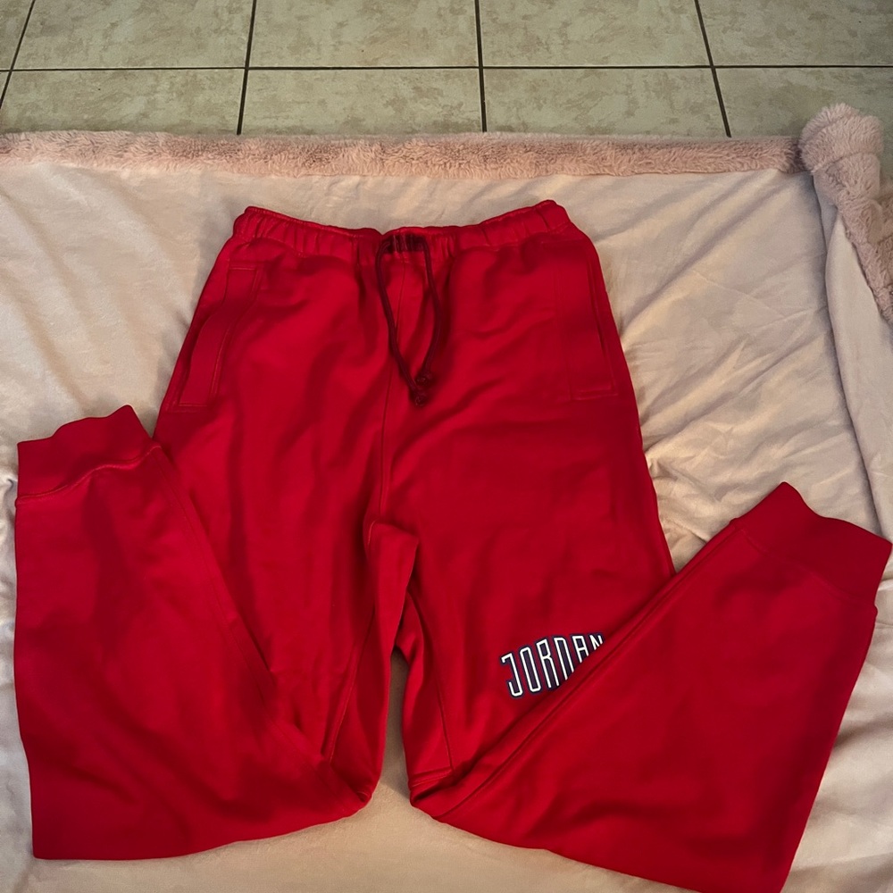 Jordan Men’s Bright Red Sweatpants